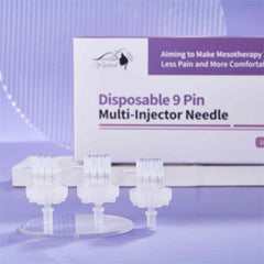 Mesotherapy Multi Injector Needle Microneedling with 9 Pin Box of 10 | Yastrid